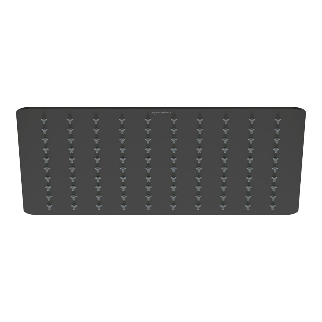 Duravit Kopfbrause 1jet 300 300x300mm, Anschl.-G. G 1/2, sw matt