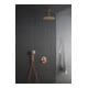 Duravit Kopfbrause 1jet 300 d 300mm, Gew.-Anschl. G 1/2, bron geb.