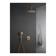 Duravit Kopfbrause 1jet 300 d 300mm, Gew.-Anschl. G 1/2, bron geb.-2