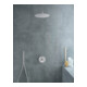 Duravit Kopfbrause 1jet 300 d 300mm, Gew.-Anschl. G 1/2, ES geb.