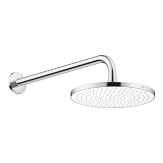 Duravit Kopfbrausenset MinusFlow m Kopfbrause, Brausearm, weiß Hochglanz