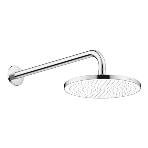 Duravit Kopfbrausenset MinusFlow m Kopfbrause, Brausearm, weiß Hochglanz