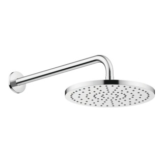 Duravit Kopfbrausenset MinusFlow mit Kopfbrause, Brausearm, chrom