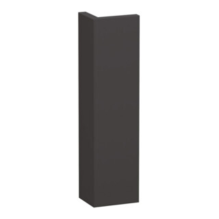 Duravit Korpusblende L-Cube 40x2-10x1,6 cm, graphite super mat