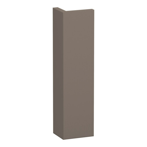 Duravit Korpusblende L-Cube 40x2-10x1,6cm, basalt matt