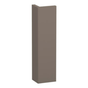 Duravit Korpusblende L-Cube 40x2-10x1,6cm, basalt matt