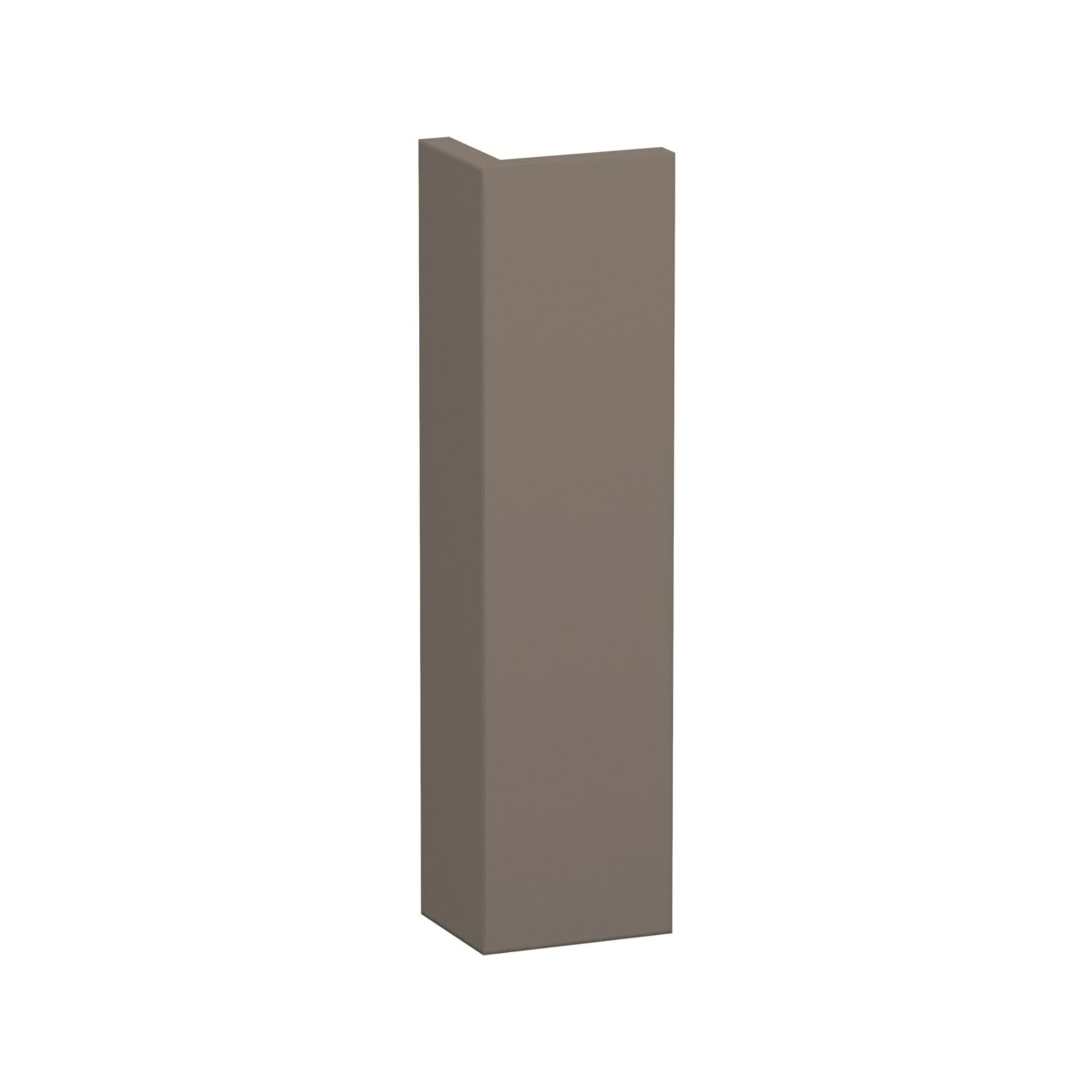 Duravit Korpusblende L-Cube 40x2-10x1,6cm, basalt matt
