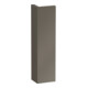 Duravit Korpusblende L-Cube 40x2-10x1,6cm, flannel grey Hochglanz-1