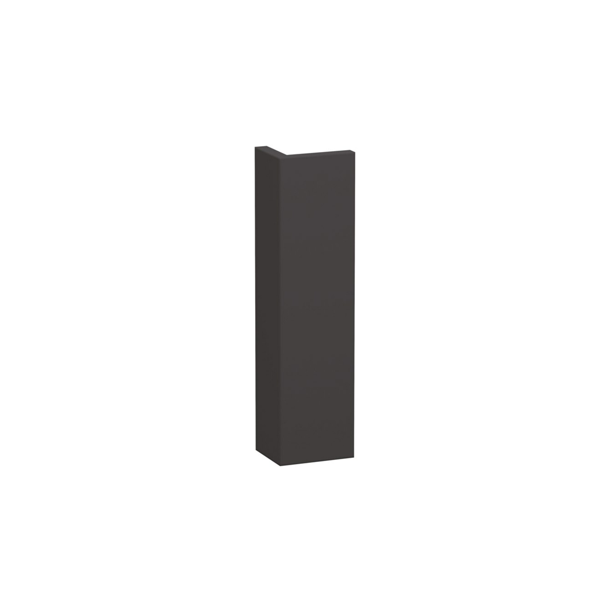 Duravit Korpusblende L-Cube 40x2-10x1,6cm, graphit supermatt