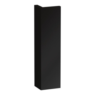 Duravit Korpusblende L-Cube 40x2-10x1,6cm, noir brillant