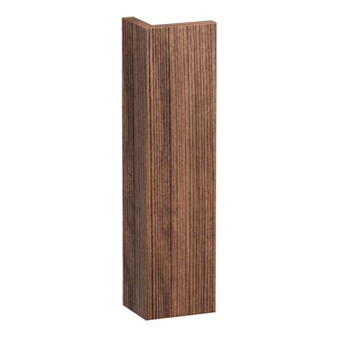Duravit Korpusblende L-Cube 40x2-10x1,6cm, nussbaum dunkel