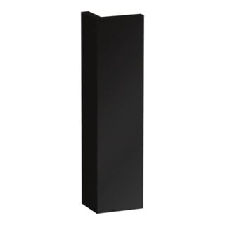 Duravit Korpusblende L-Cube 40x2-10x1,6cm, schwarz Hochglanz