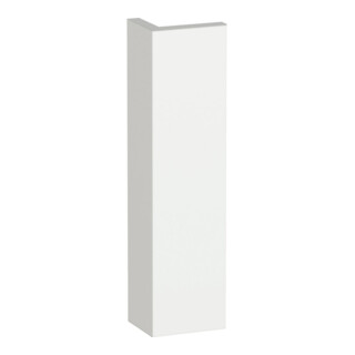 Duravit Korpusblende L-Cube 40x2-10x1,6cm, weiß matt
