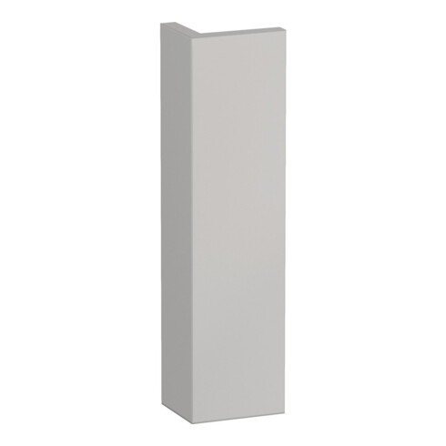 Duravit Korpusblende L-Cube 40x2-10x1,6cm, weiß supermatt