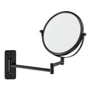 Duravit Kosmetikspiegel D-Code 20,3x31x33cm, 3-fa.-Vergr., schwarz matt