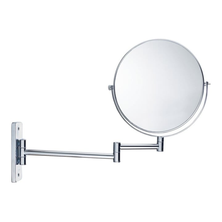 Duravit Kosmetikspiegel D-Code 20,3x31x33cm, 3-fach-Vergrößerung, chrom