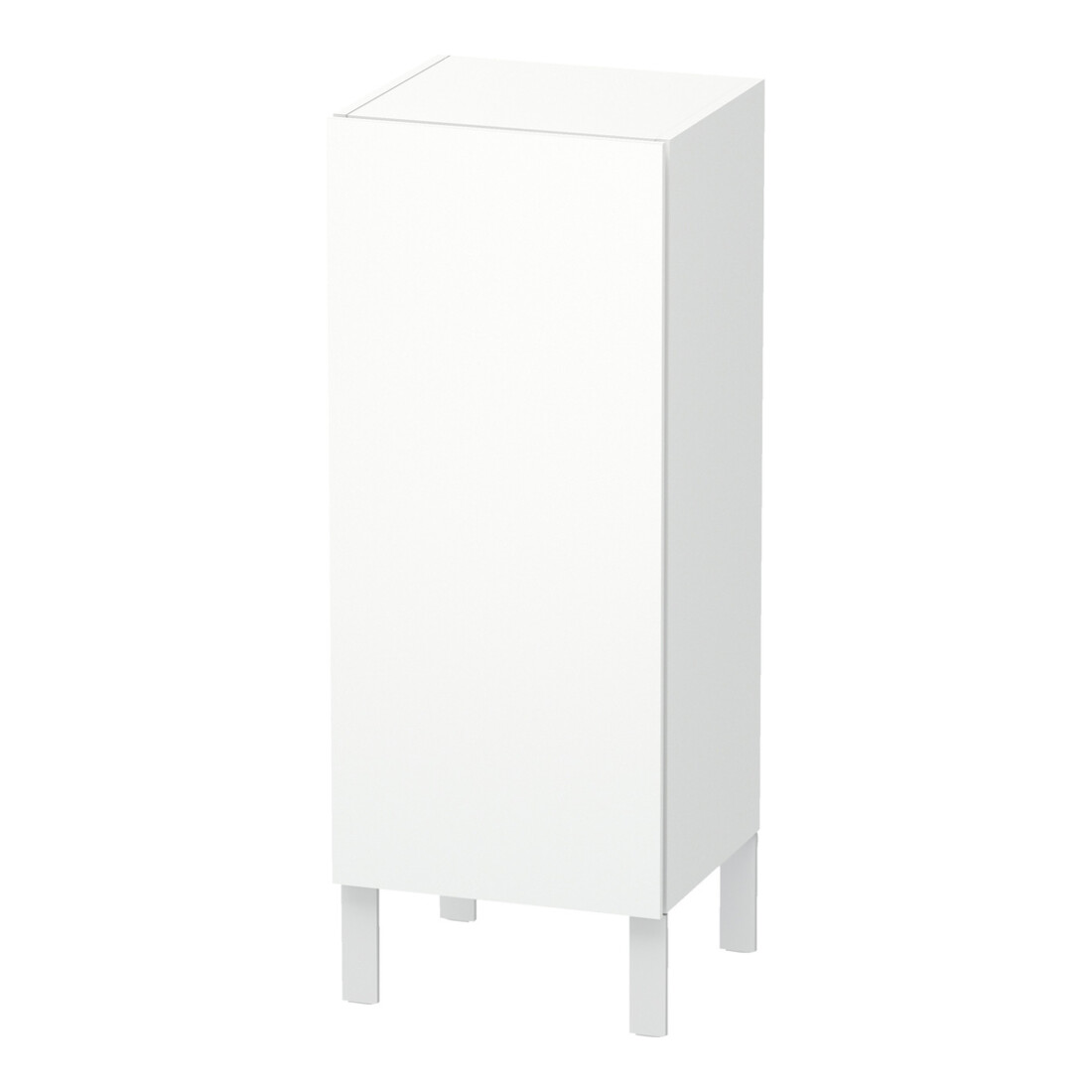 Duravit L-Cube armoire demi-haute individuelle, porte droite, blanc mat