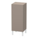 Duravit L-Cube armoire demi-hauteur individuelle, porte gauche, basalte mat-1