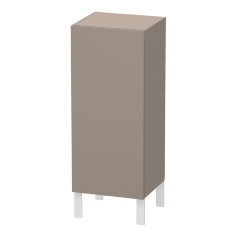 Duravit L-Cube armoire demi-hauteur individuelle, porte gauche, basalte mat