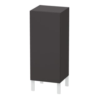 Duravit L-Cube armoire demi-hauteur individuelle, porte gauche, graphite super mat