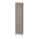 Duravit L-Cube Armoire haute 40x24,3x176 cm, porte droite, basalte mat-1