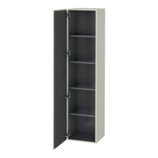 Duravit L-Cube Armoire haute 40x36,3x176cm, porte gauche, taupe mat
