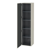 Duravit L-Cube Armoire haute 40x36,3x176cm, porte gauche, taupe mat