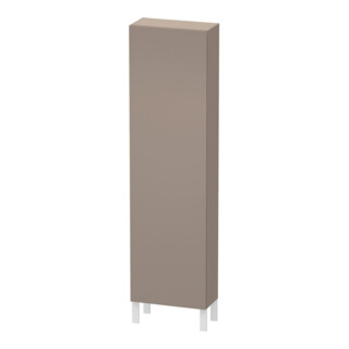 Duravit L-Cube Armoire haute 50x24,3x176 cm, porte à gauche, basalte mat