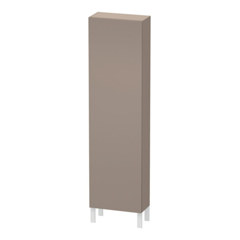Duravit L-Cube Armoire haute 50x24,3x176 cm, porte à gauche, basalte mat