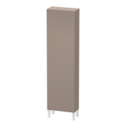Duravit L-Cube Armoire haute 50x24,3x176 cm, porte à gauche, basalte mat