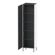 Duravit L-Cube Armoire haute 50x36,3x176 cm, porte gauche, blanc brillant-2