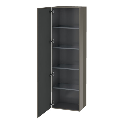 Duravit L-Cube Armoire haute 50x36,3x176cm, porte gauche, blanc brillant