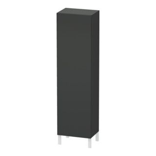 Duravit L-Cube Armoire haute 50x36,3x176cm, porte gauche, graphite mat