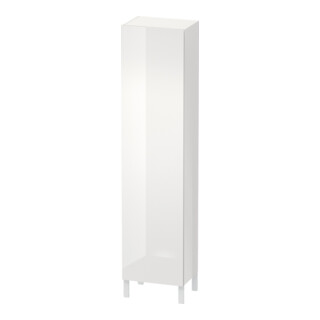 Duravit L-Cube Armoire haute individuelle, porte à gauche, blanc brillant