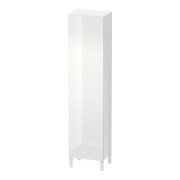 Duravit L-Cube Armoire haute individuelle, porte à gauche, blanc brillant