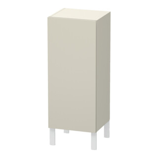 Duravit L-Cube Armoire mi-haute individuelle, porte à gauche, taupe mat