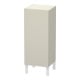 Duravit L-Cube Armoire mi-haute individuelle, porte à gauche, taupe mat-1