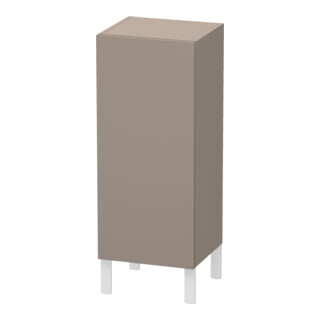 Duravit L-Cube Armoire mi-haute individuelle, porte droite, basalte mat