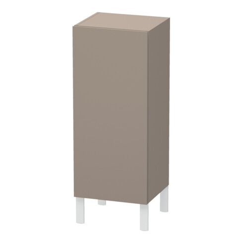 Duravit L-Cube Armoire mi-haute individuelle, porte droite, basalte mat