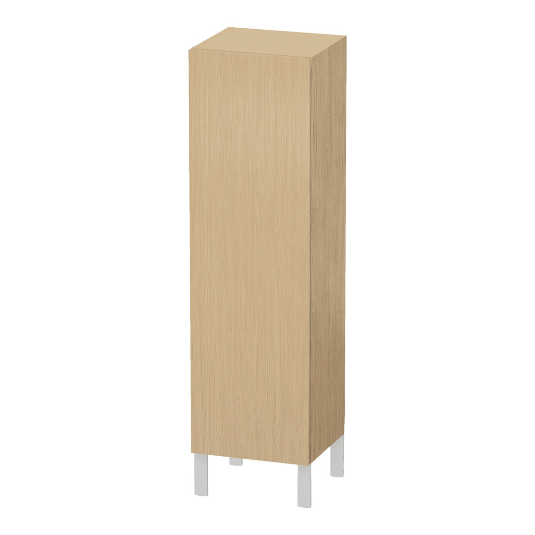 Duravit L-Cube armoire mi-haute individuelle, porte droite, chêne naturel