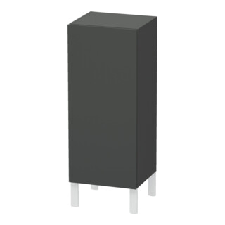 Duravit L-Cube Armoire mi-haute individuelle, porte droite, graphite mat