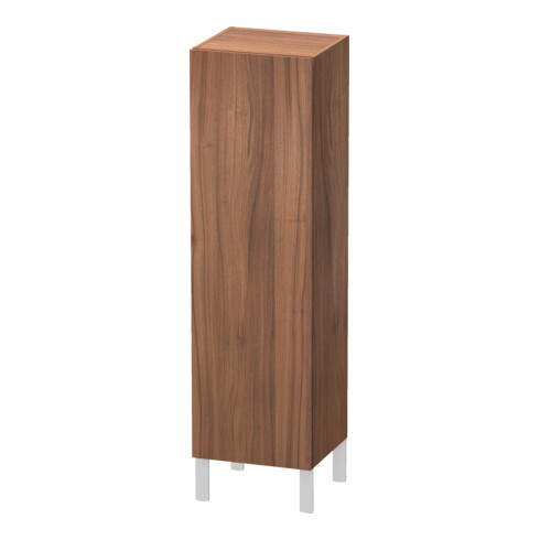 Duravit L-Cube armoire mi-haute individuelle, porte droite, noyer naturel