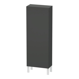 Duravit L-Cube Armoire mi-hauteur 50x24,3x132cm, porte droite, graphite mat