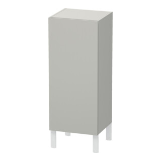 Duravit L-Cube armoire mi-hauteur individuelle, porte droite, gris béton mat