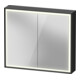 Duravit L-Cube Armoire miroir 80x70x15,5 cm, graph ma, sans éclairage miroir-1