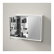Duravit L-Cube Armoire miroir 80x70x15,5 cm, graph ma, sans éclairage miroir