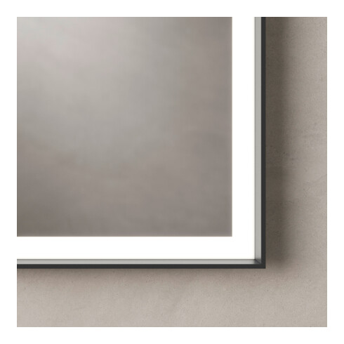 Duravit L-Cube Armoire miroir 80x70x15,5 cm, graph ma, sans éclairage miroir