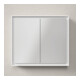 Duravit L-Cube Armoire miroir 80x70x15,5 cm, graphite mat, droite//gauche