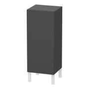 Duravit L-Cube Armoire semi-haute individuelle, porte à gauche, graphite mat