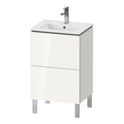 Duravit L-Cube Compact meuble sous-lavabo 52x42,1x70,4 cm, 2 tiroirs, mat taupe-2